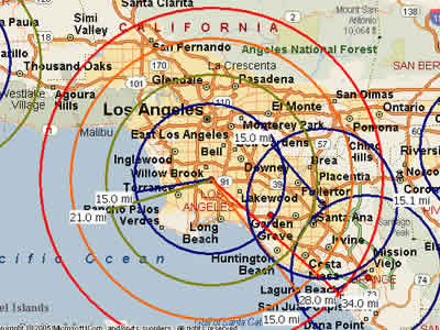 Los Angeles moving labor map for moving help
